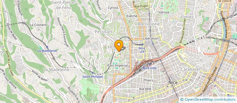 localisation de l'entreprise BLRSCI à NICE