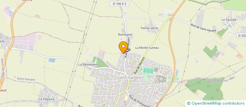 localisation de l'entreprise BLS 17  SAINT-XANDRE