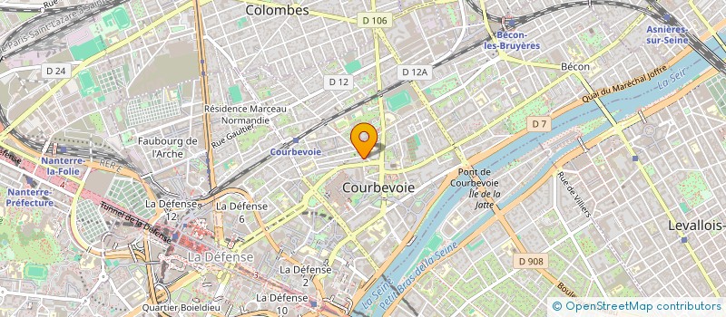 localisation de l'entreprise BLS à COURBEVOIE
