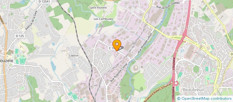 localisation de l'entreprise BLS 86 à LIMOGES