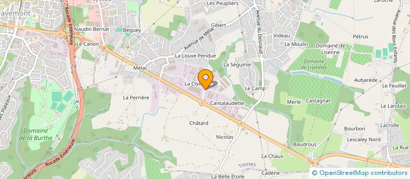 localisation de l'entreprise BLS  TRESSES