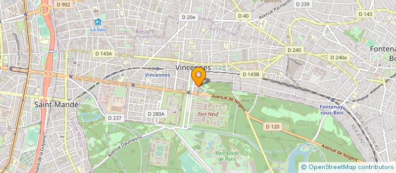 localisation de l'entreprise BLS AUDIT à VINCENNES