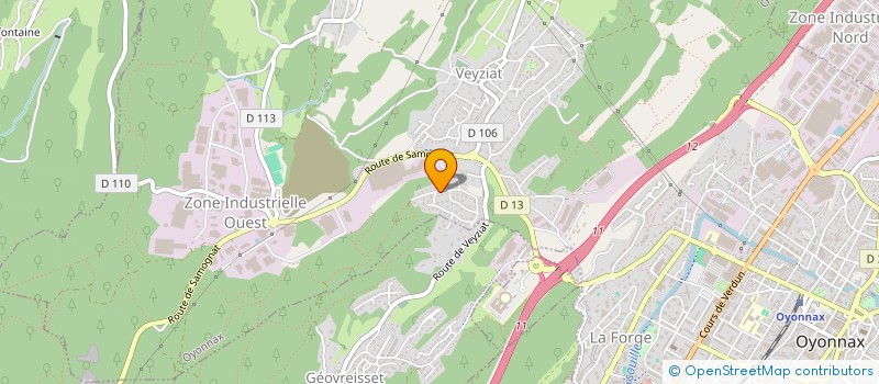 localisation de l'entreprise BLS FRANCE à OYONNAX