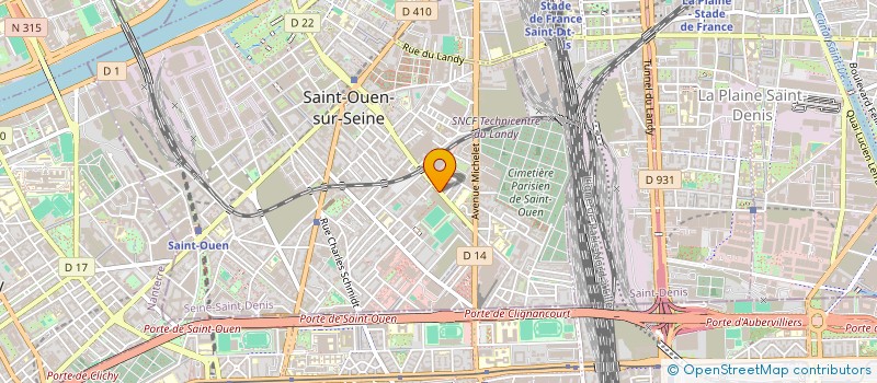 localisation de l'entreprise BLS IMMO à SAINT-OUEN-SUR-SEINE