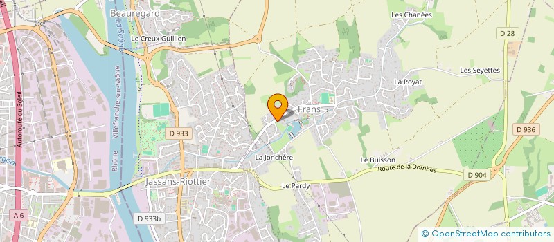 localisation de l'entreprise BLS MUSIC à FRANS