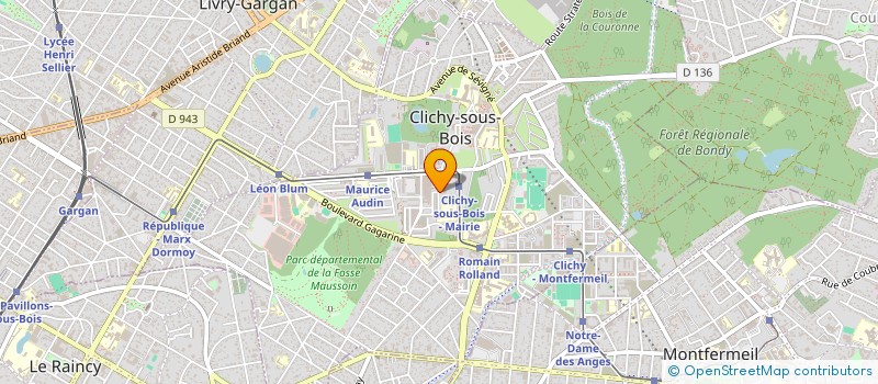 localisation de l'entreprise BLS SEMAP à CLICHY-SOUS-BOIS