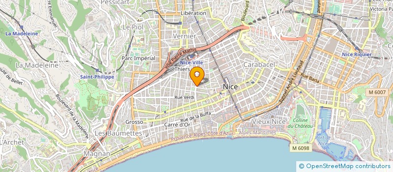 localisation de l'entreprise BLS TRANSPORTS à NICE
