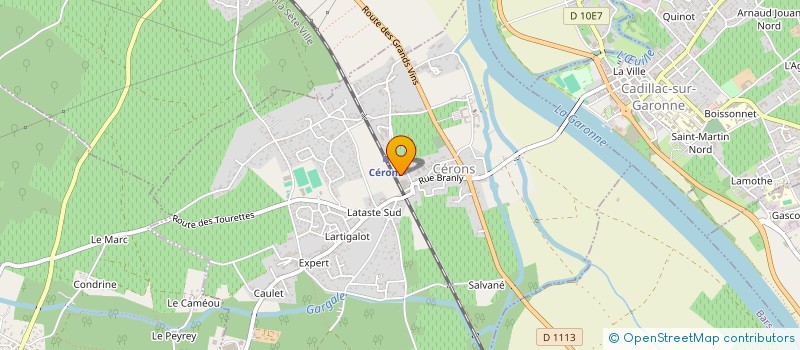 localisation de l'entreprise BLST  CERONS