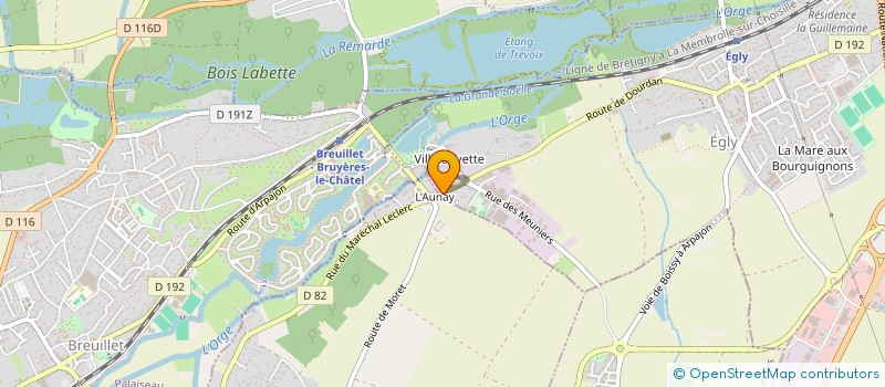 localisation de l'entreprise BLSTAXI  EGLY