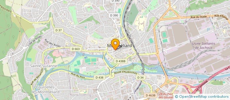 localisation de l'entreprise BLT BIRKAN TURAN à MONTBELIARD