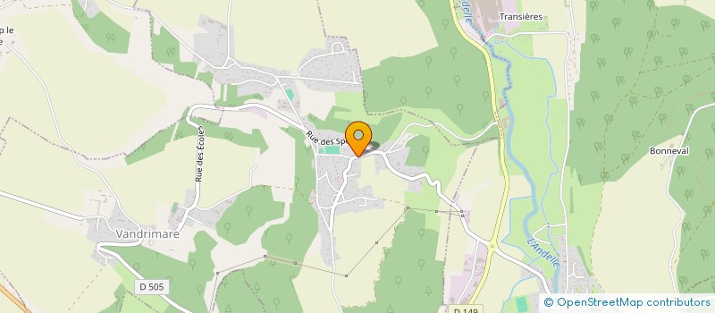 localisation de l'entreprise BLT CONFORT HABITAT  VANDRIMARE