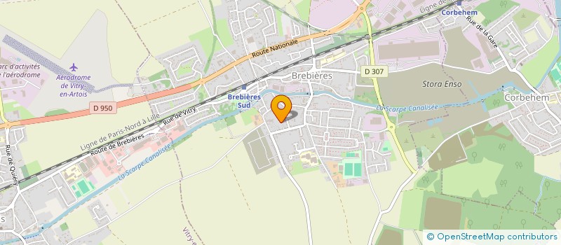 localisation de l'entreprise BLT NATIONALE  BREBIERES