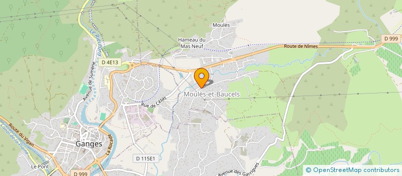 localisation de l'entreprise BLTP  MOULES-ET-BAUCELS