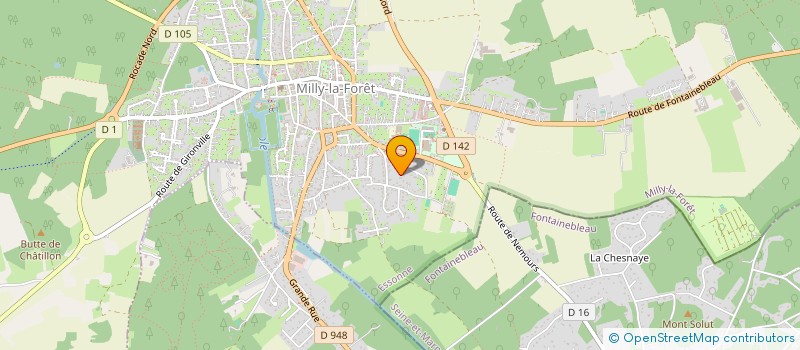 localisation de l'entreprise BLTS  MILLY-LA-FORET