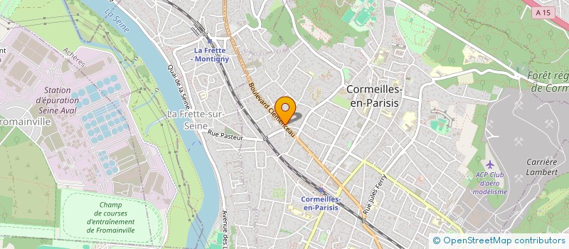 localisation de l'entreprise BLU BLU  CORMEILLES-EN-PARISIS