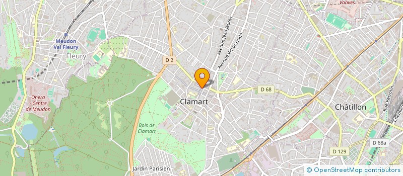 localisation de l'entreprise BLU HORA à CLAMART