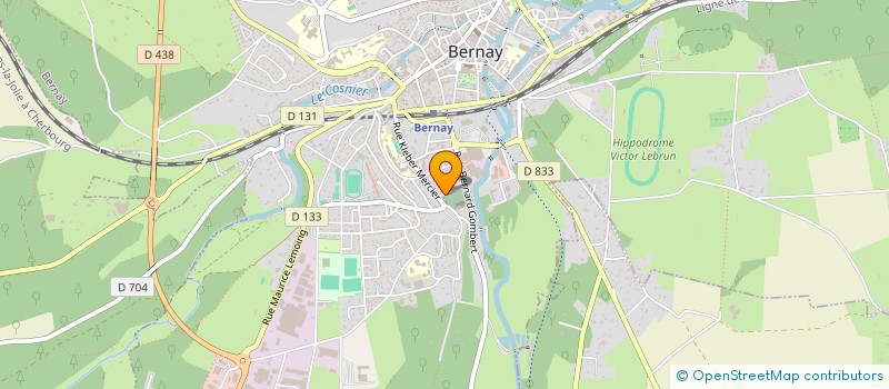 localisation de l'entreprise BLUA DOMO  BERNAY