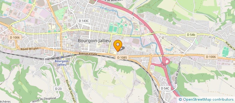 localisation de l'entreprise BLUBYTE à BOURGOIN-JALLIEU