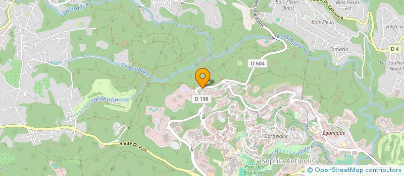 localisation de l'entreprise BLUCACHEMIRE  VALBONNE