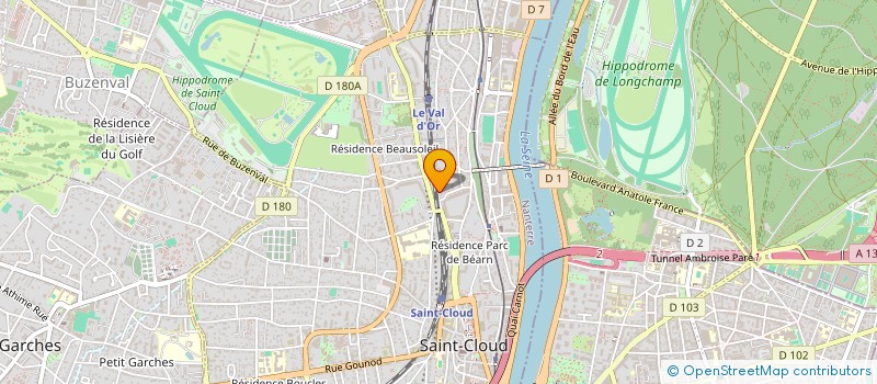 localisation de l'entreprise BLUCHE EXPERTISE CONSEIL à SAINT-CLOUD