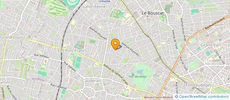 localisation de l'entreprise BLUDEVON  BORDEAUX