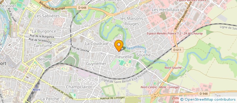 localisation de l'entreprise BLUDING  NIORT