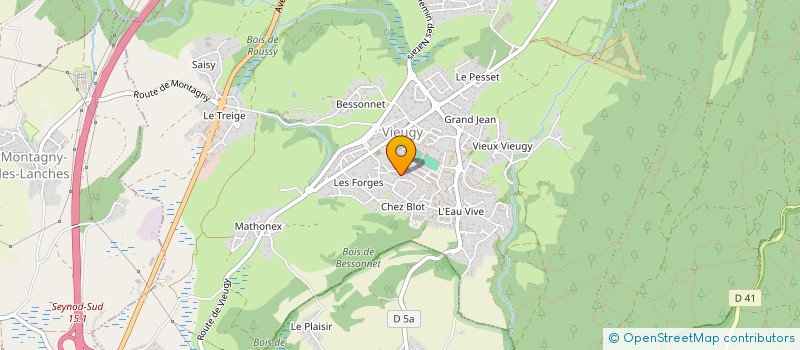 localisation de l'entreprise BLUE 2.0 à ANNECY