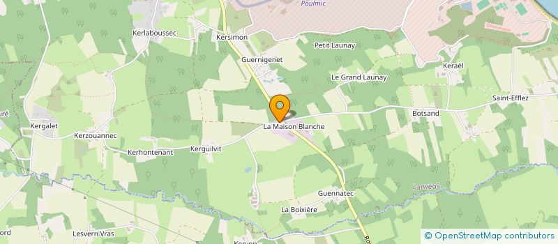 localisation de l'entreprise BLUE  LANVEOC