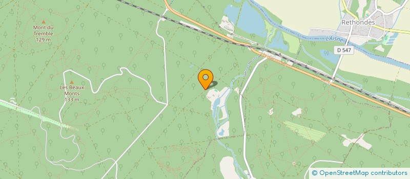 localisation de l'entreprise BLUE  COMPIEGNE