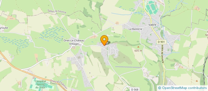 localisation de l'entreprise BLUE  LUC-LA-PRIMAUBE