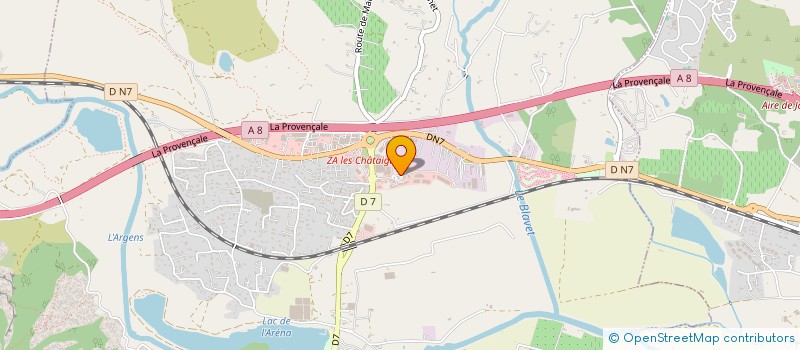 localisation de l'entreprise BLUE  ROQUEBRUNE-SUR-ARGENS