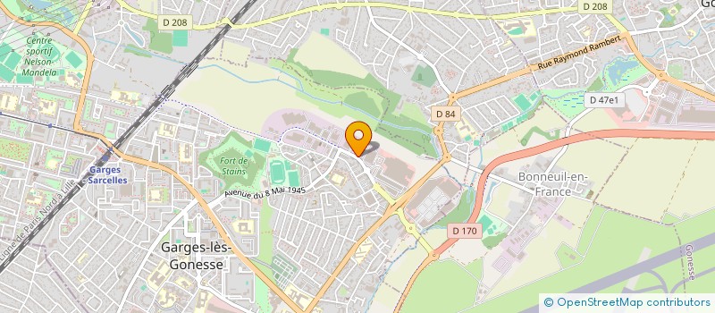 localisation de l'entreprise BLUE AIRPORT SHUTTLE PARIS à GARGES-LES-GONESSE