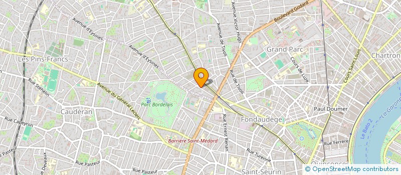 localisation de l'entreprise BLUE ALBATROS  LE BOUSCAT