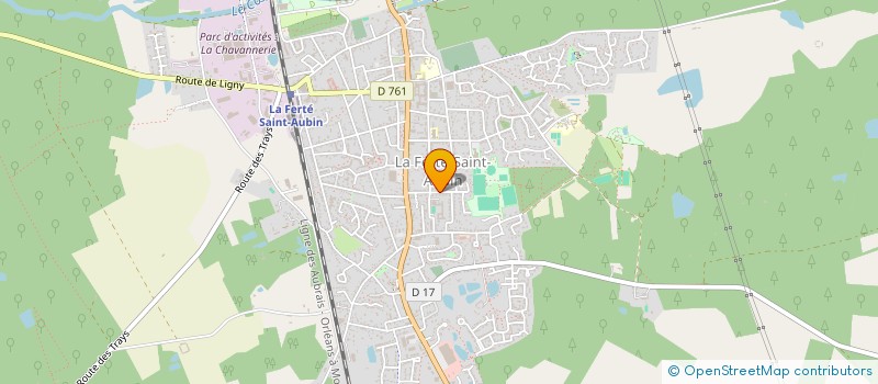 localisation de l'entreprise BLUE B à LIGNY-LE-RIBAULT