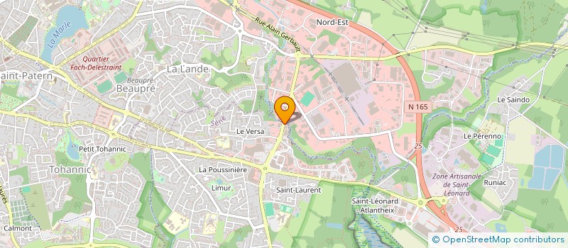 localisation de l'entreprise BLUE BACCARA à SENE