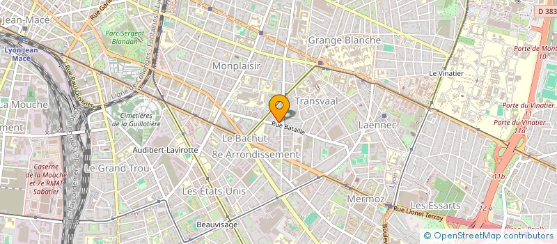 localisation de l'entreprise BLUE BAGELS  LYON