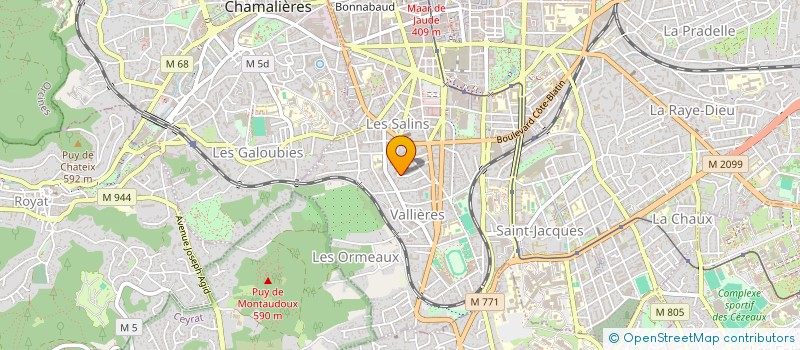 localisation de l'entreprise BLUE BAY  CLERMONT-FERRAND