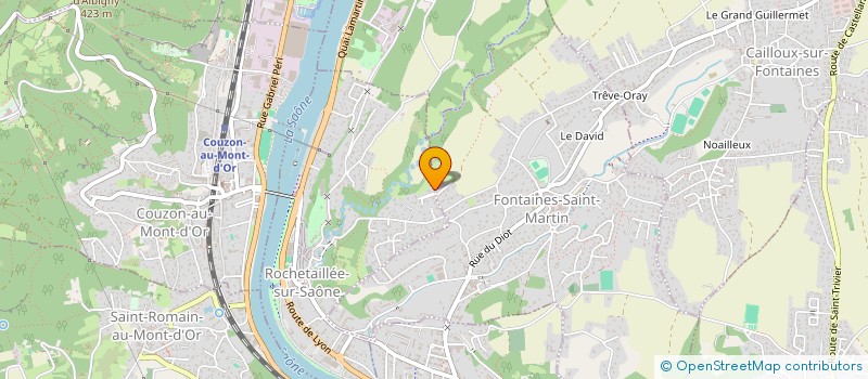 localisation de l'entreprise BLUE BAY LES MIMOSAS  ROCHETAILLEE-SUR-SAONE