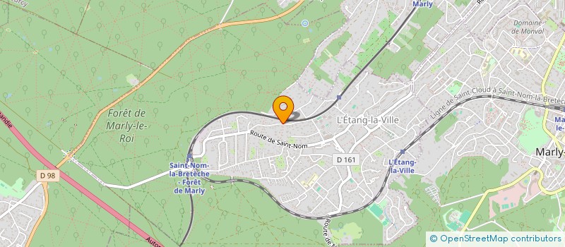 localisation de l'entreprise BLUE BEANS  L'ETANG-LA-VILLE