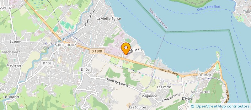 localisation de l'entreprise BLUE BEAR GROUP  SAINT-JORIOZ