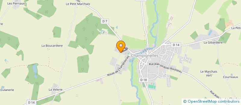 localisation de l'entreprise BLUE BOOST  CHAMPIGNELLES