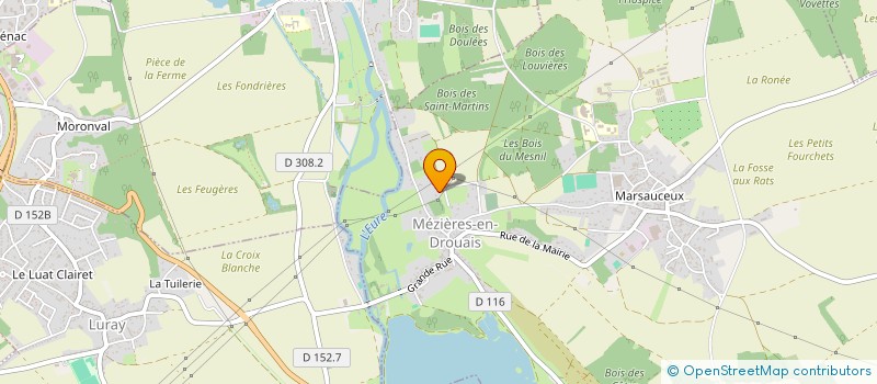 localisation de l'entreprise BLUE BOUL'VARD à MEZIERES-EN-DROUAIS