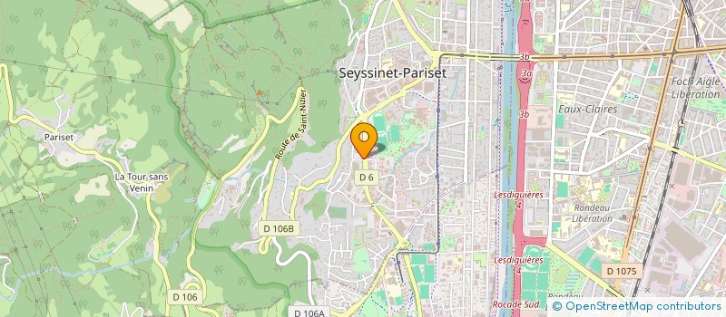 localisation de l'entreprise BLUE BOX à SEYSSINET-PARISET