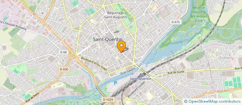 localisation de l'entreprise BLUE BOX à SAINT-QUENTIN