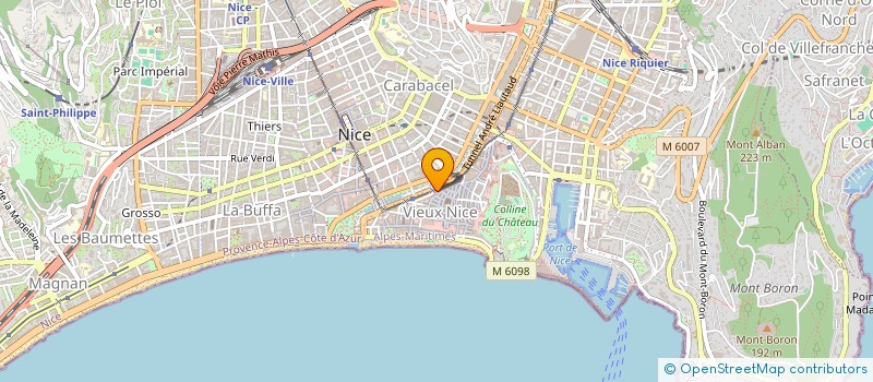 localisation de l'entreprise BLUE BR à NICE