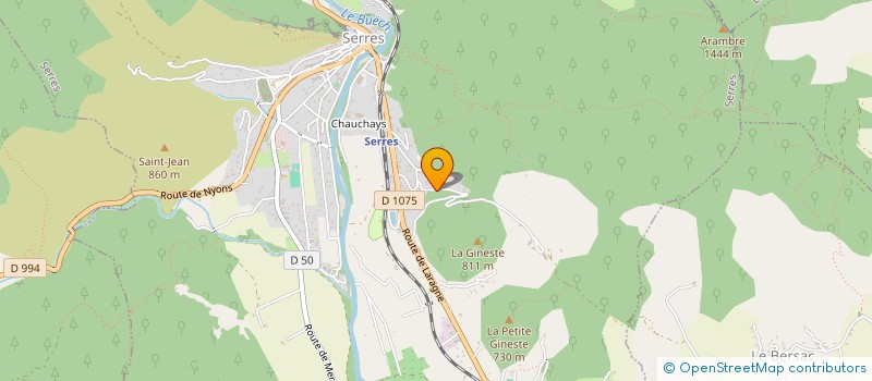 localisation de l'entreprise BLUE BUECH  SERRES