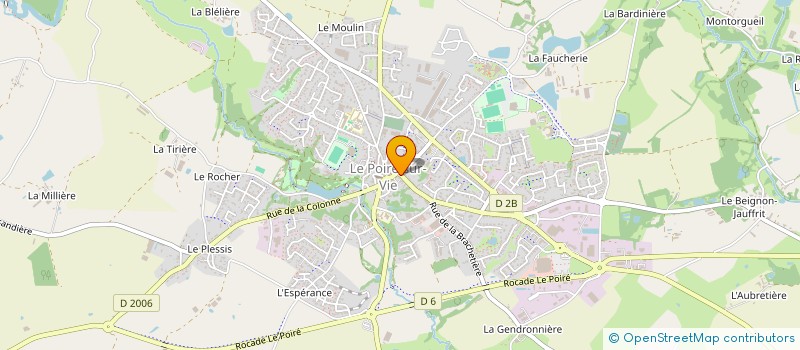 localisation de l'entreprise BLUE C'EAN  LE POIRE-SUR-VIE