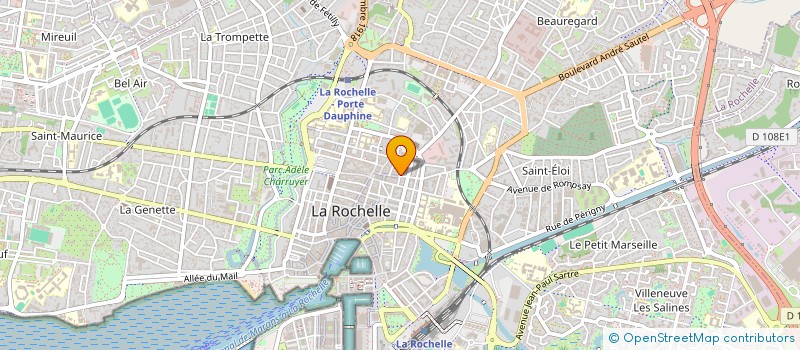 localisation de l'entreprise BLUE CAFE  LA ROCHELLE