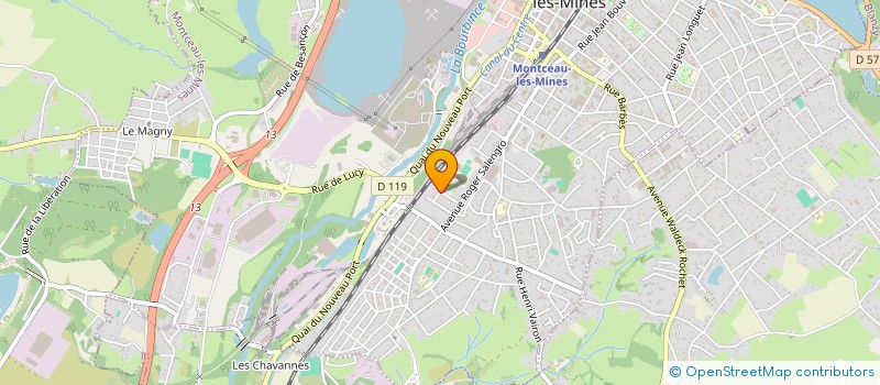localisation de l'entreprise BLUE CAPITAL INVEST à MONTCEAU-LES-MINES