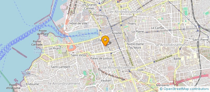 localisation de l'entreprise BLUE CARS INVEST  MARSEILLE